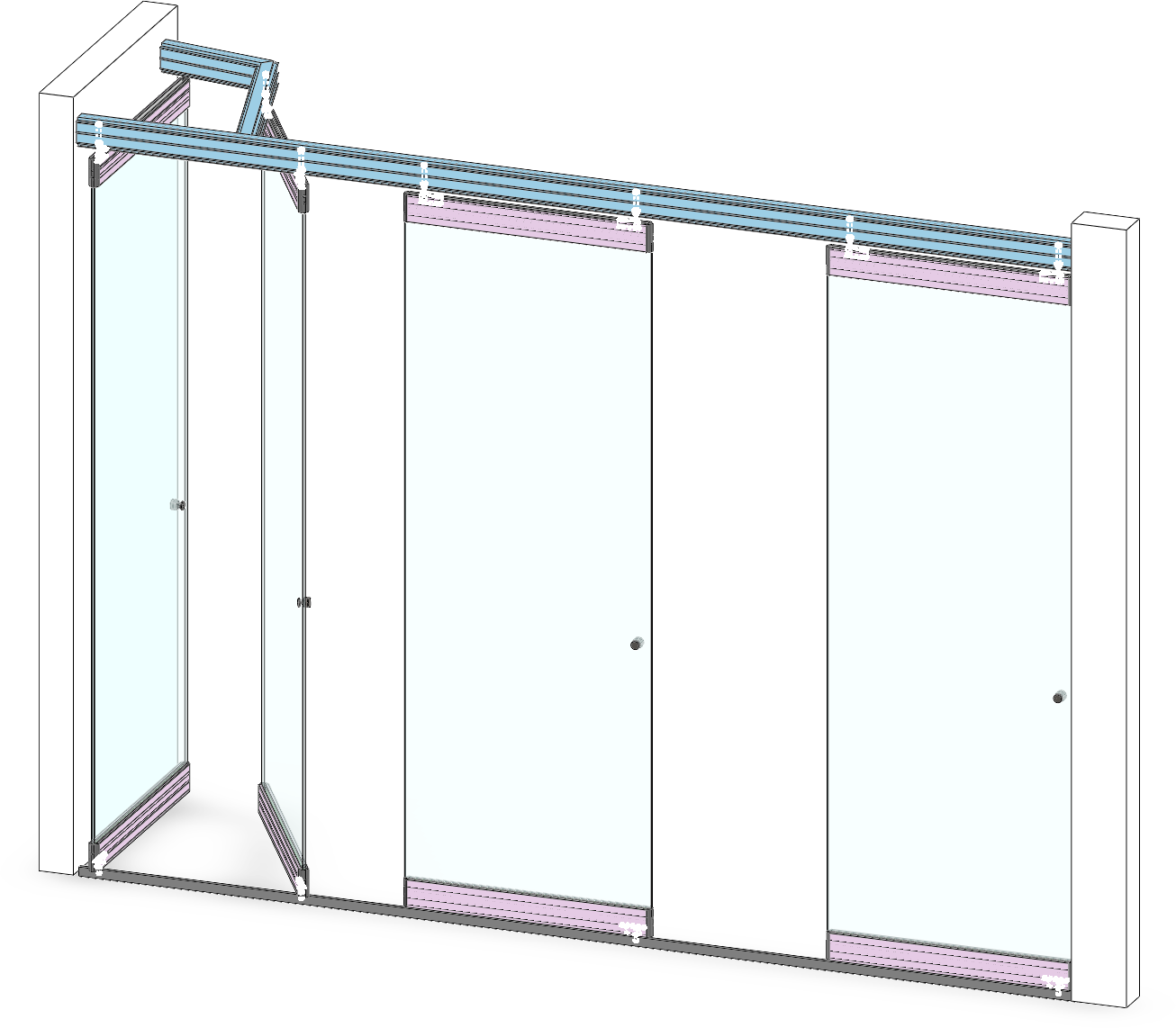 Horizontalschiebewand